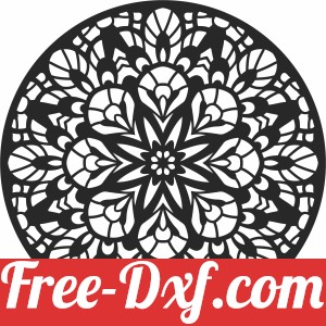 Round Decorative mandala pattern