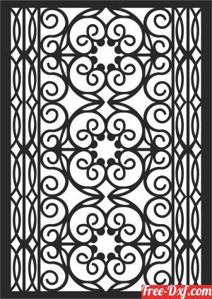download Door PATTERN SCREEN pattern  decorative  DECORATIVE pattern free ready for cut