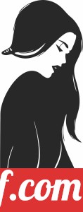 Woman with long hair