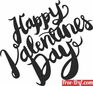 download Happy valentines day wall sign free ready for cut