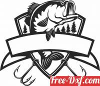 download fish silhouette wall sign free ready for cut