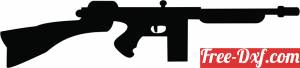 download Rifle gun silhouette arms free ready for cut