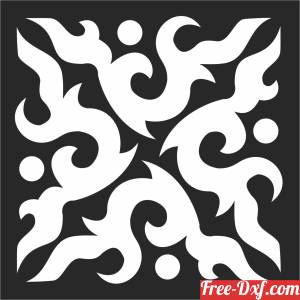 download pattern  decorative WALL  Door free ready for cut