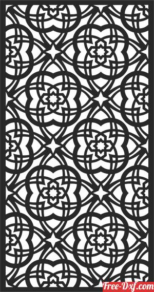 download Pattern  Decorative Wall free ready for cut