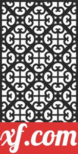 Decorative pattern screen door