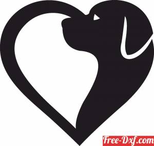 download Dog In Heart free ready for cut