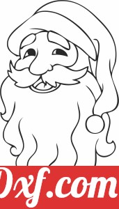 christmas Santa Claus face