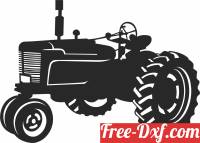 download Vintage Tractor Retro cliparts free ready for cut