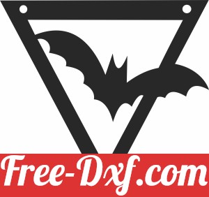bat halloween wall art