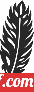 Feather decor sign
