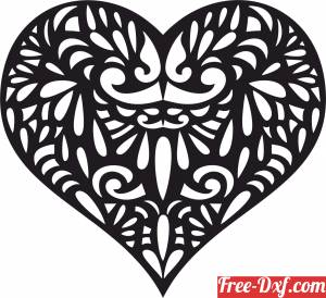 download Heart love sign free ready for cut