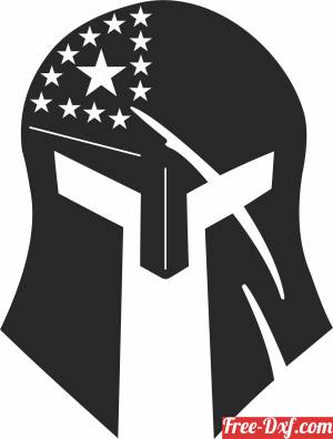 download spartan helmet clipart free ready for cut