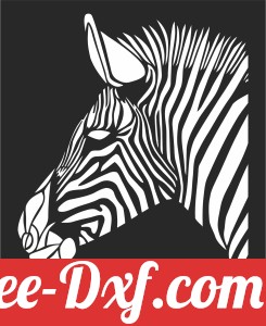 zebra scene art wall decor