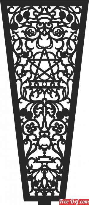 download WALL   PATTERN  DOOR free ready for cut