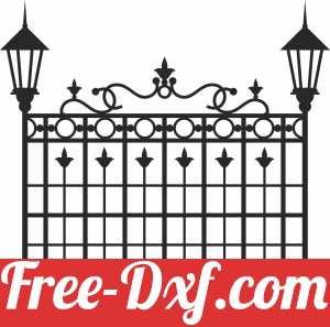 decorative fence gate