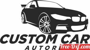 download custom car wall logo free ready for cut