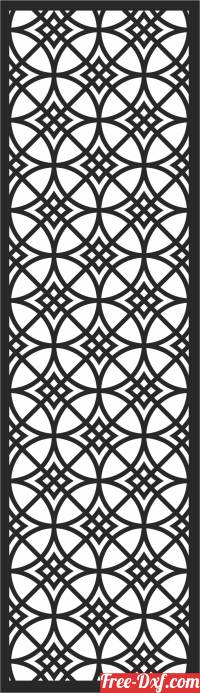 download DECORATIVE  Wall  Door   SCREEN   pattern free ready for cut