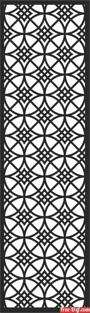 download DECORATIVE  Wall  Door   SCREEN   pattern free ready for cut
