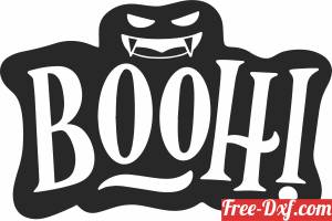 download boo halloween free ready for cut