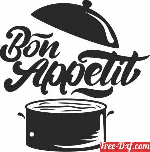 Download bon appetit 9lAxo High quality free Dxf files, Svg, Cdr