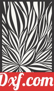 floral pattern wall screen decorative door