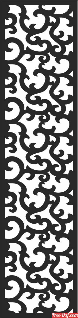 download DECORATIVE  PATTERN DOOR   SCREEN  decorative  Screen free ready for cut