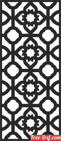download SCREEN   Door Pattern  wall free ready for cut