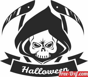 download Grim Reaper halloween clipart free ready for cut