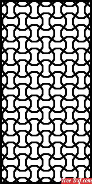 download Decorative pattern wall Screens Panel for doors free ready for cut