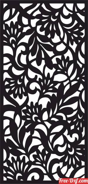 download decorative panel door screen wall pattern free ready for cut
