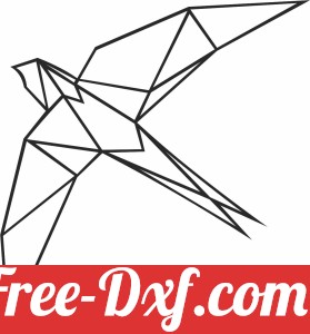 Geometric Polygon bird