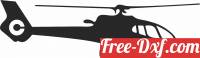 download Helicopter Aircraft Silhouette free ready for cut