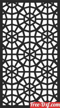 download PATTERN  wall Door DECORATIVE SCREEN  Wall free ready for cut