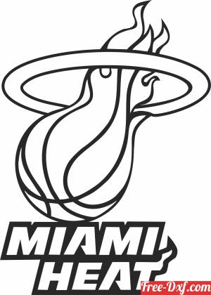 download NBA Miami heat logo free ready for cut