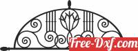 download decorative arched design art free ready for cut
