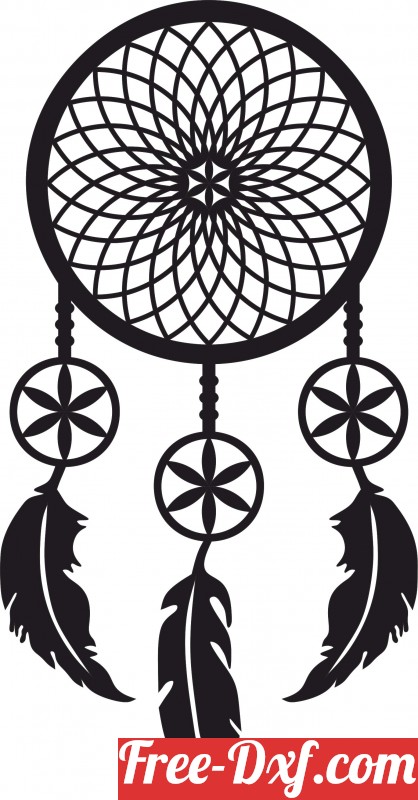 Download Download Dream Catcher Wall Sign Aon7n High Quality Free Dxf File