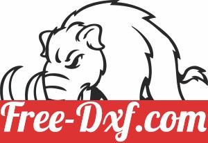 mammoth mascot elephant clipart