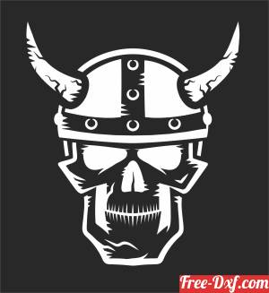 download skull viking cliparts free ready for cut