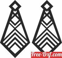 download earrings pendants art free ready for cut