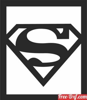 download superman logo free ready for cut