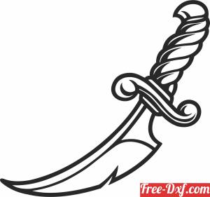 download sword wall decor free ready for cut
