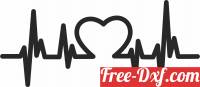 download love beats heart sign free ready for cut