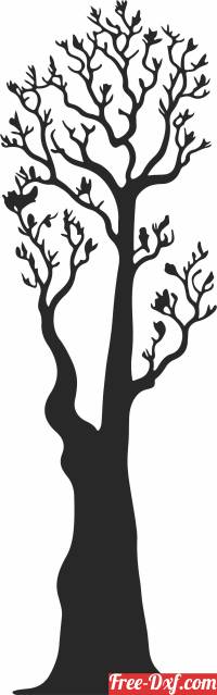 download Bare Tree Silhouette free ready for cut