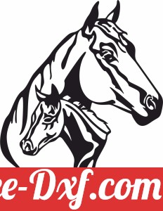 Horse wall scene art