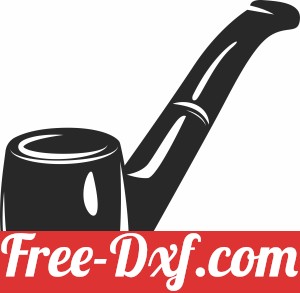 Pipe silhouette retro