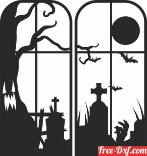 download Halloween gost scary clipart free ready for cut