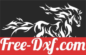 horse with fire arts
