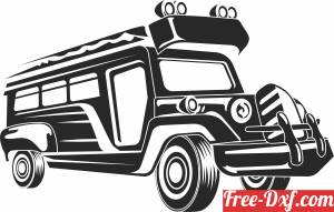 download Bus truck clipart free ready for cut