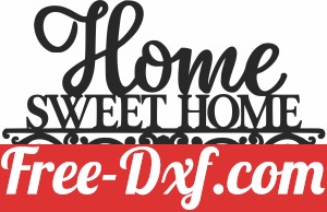 Home sweet home wall decor