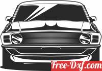 download calssic Mustang clipart free ready for cut